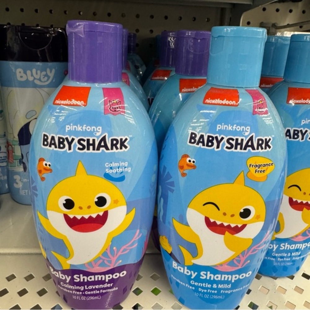 Pinkfong Baby Shark Lavender Scented Shampoo.  Pack. Of 2